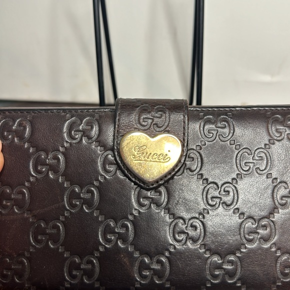 Authentic Gucci Chocolate Brown Wallet w/ Gold Hardware - Picture 3 of 10